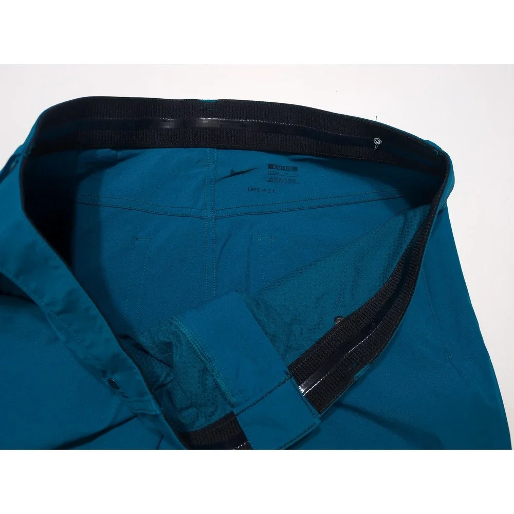 Nike Golf Pants Men 35x30 Teal NWOT Dri-FIT Repel 5-Pocket Slim Fit DA3064-381